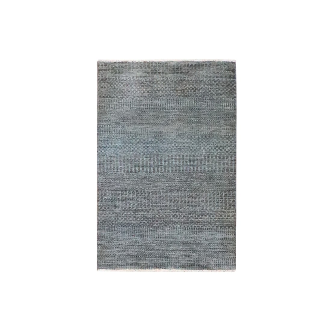 Brown Modern Grass Design Hand Knotted Undyed Natural Wool Mat Rug: Brown Modern Grass Design Hand Knotted Undyed Natural Wool Mat Rug The Brown Modern Grass Design Hand Knotted Undyed Natural Wool Mat Rug boasts a striking modern design, created using traditional han