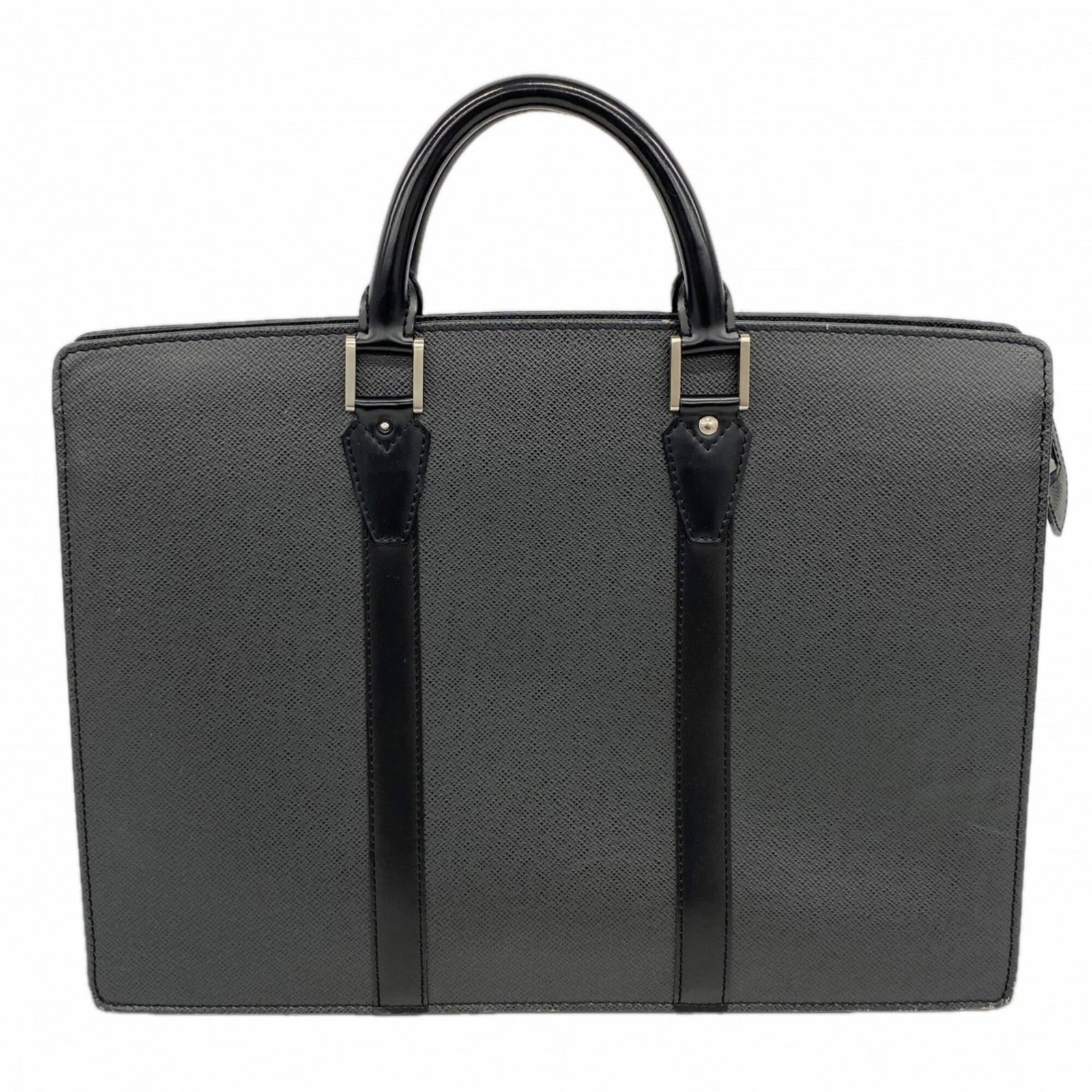 Briefcase from Louis Vuitton: Briefcase from Louis Vuitton Used Louis Vuitton briefcase in Ardoise color, with traces of usage and minor scratches. The classic design features a timeless 31cm x 41.5cm x 9cm size, making it a