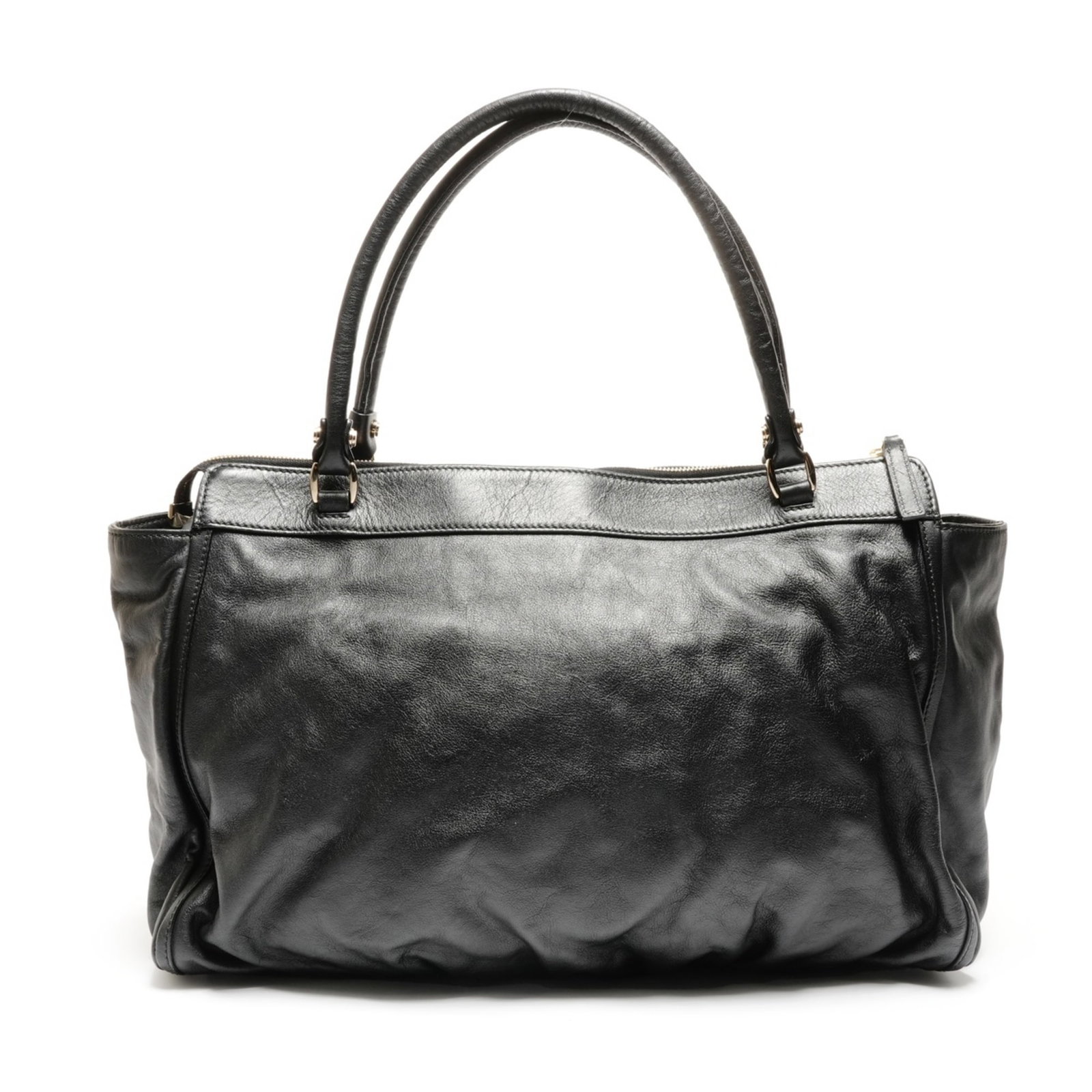 Handbag Leather Gucci - 2