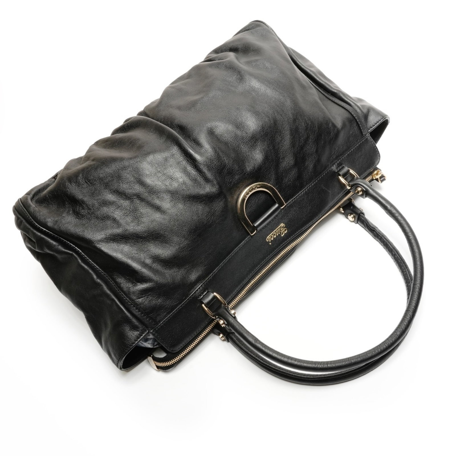 Handbag Leather Gucci - 8