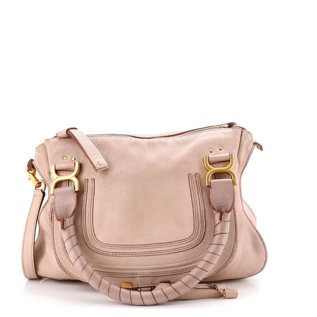 Chloe satchel leather medium Marcie: Chloe satchel leather medium Marcie Chloe's medium Marcie satchel boasts a neutral leather exterior and contrasting green interior, making it a stylish addition to any bag collection. With its