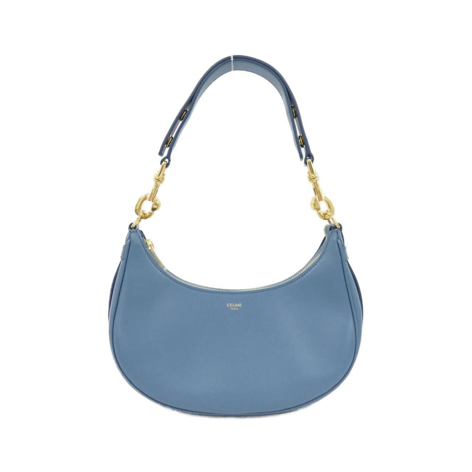 Shoulder Bag Leather Celine: Shoulder Bag Leather Celine The Celine shoulder bag features high-quality leather made from calfskin, adorned with gold hardware. Measuring 19cm x 25cm x 6cm, it has a classic design that exudes timel