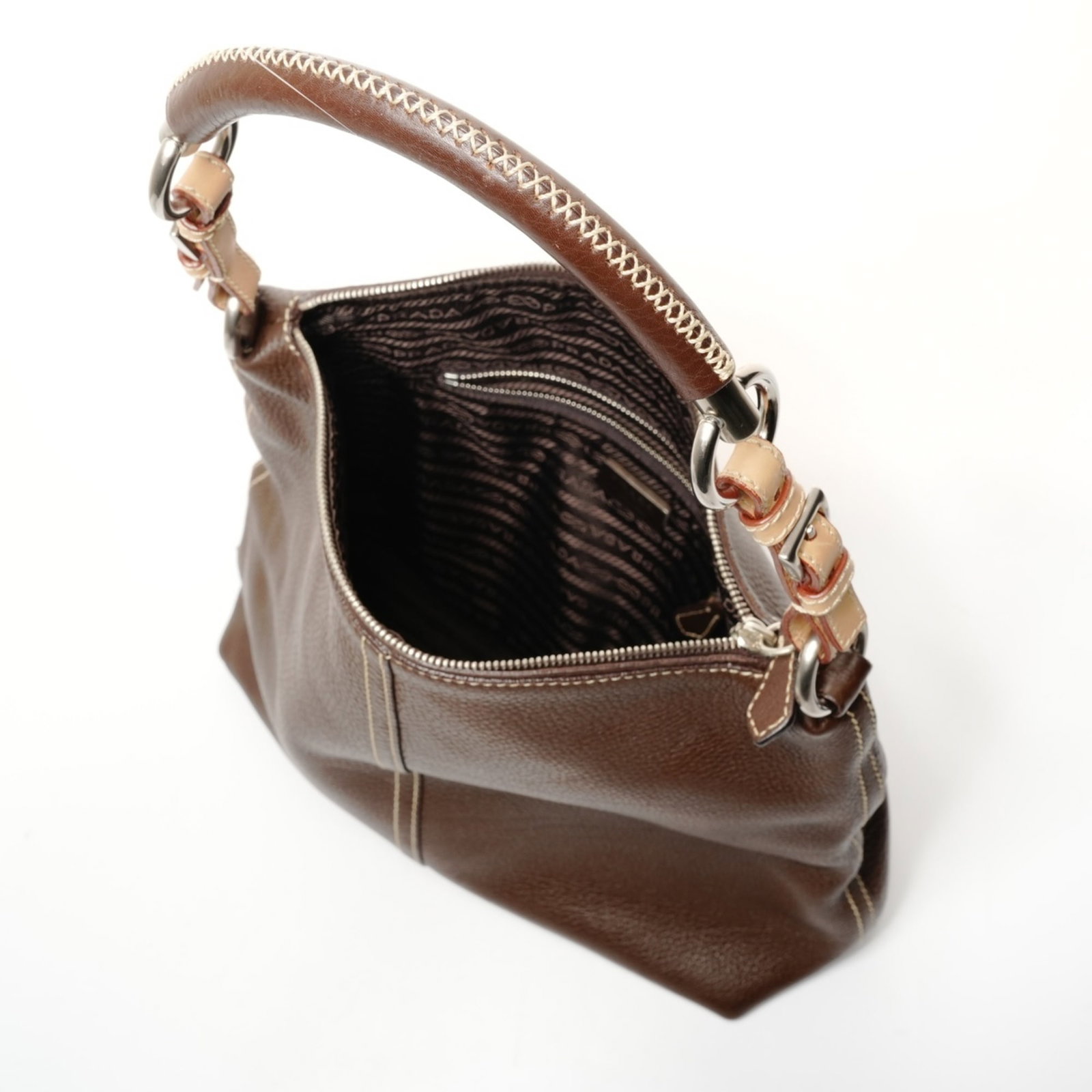 Shoulder Bag Prada Leather - 10