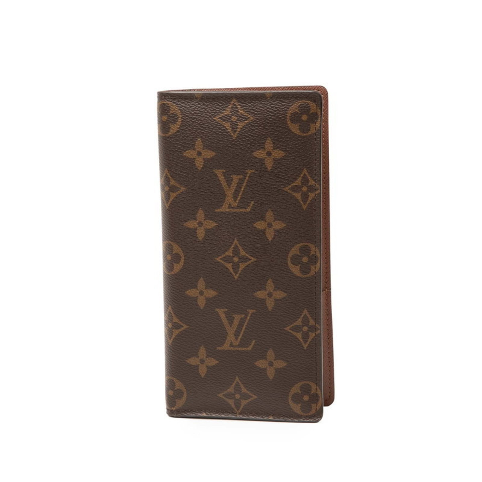 Long Wallet Pvc Leather Louis Vuitton Bi Fold: Long Wallet Pvc Leather Louis Vuitton Bi Fold Brown Long Wallet with Bi-Fold Design, Made from Pvc and Leather. Measuring 19cm x 9cm x 2cm, this used Louis Vuitton wallet features a classic bi-fold