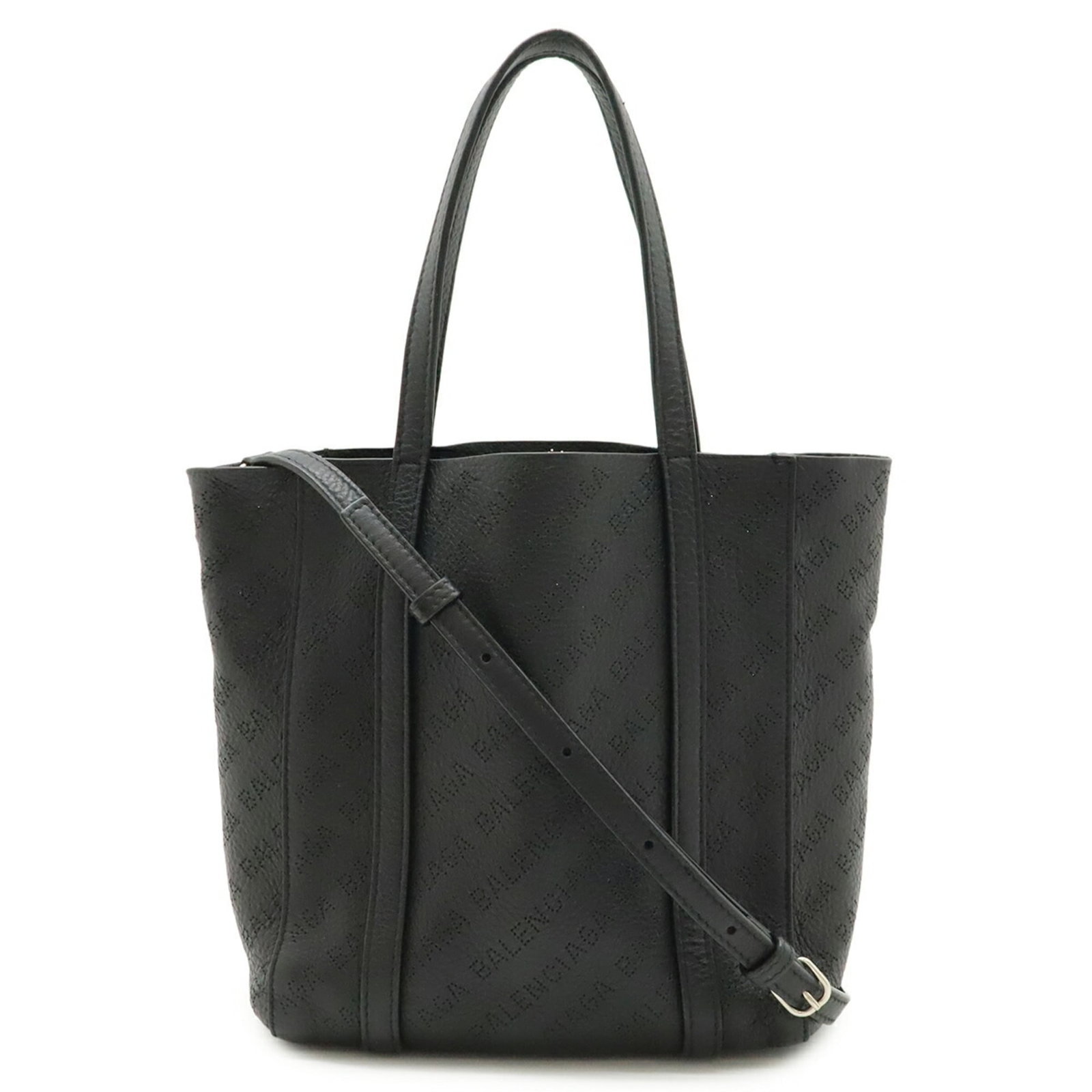 Shoulder Bag Leather Handbag Balenciaga: Shoulder Bag Leather Handbag Balenciaga Black leather Balenciaga shoulder bag with classic everyday style, featuring a timeless design and premium material. Measuring 21.5cm x 19cm x 9cm, it weighs