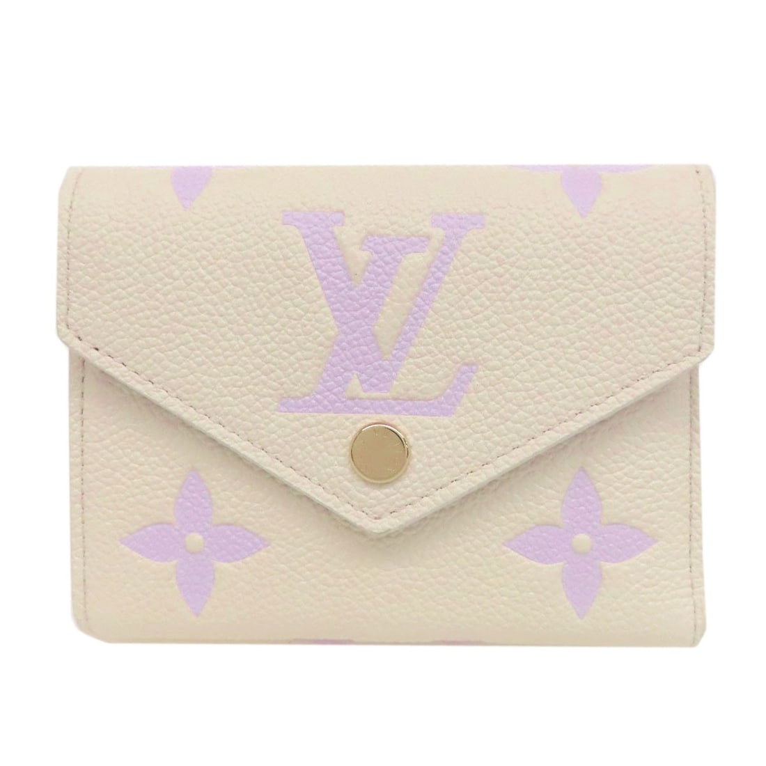 M82925 Wallet With Coin Portefeiulle By Victorine Louis Vuitton: M82925 Wallet With Coin Portefeiulle By Victorine Louis Vuitton White Empreinte Bifold Wallet with Coin Pocket from LOUIS VUITTON features the iconic brand's signature style and design. This classic