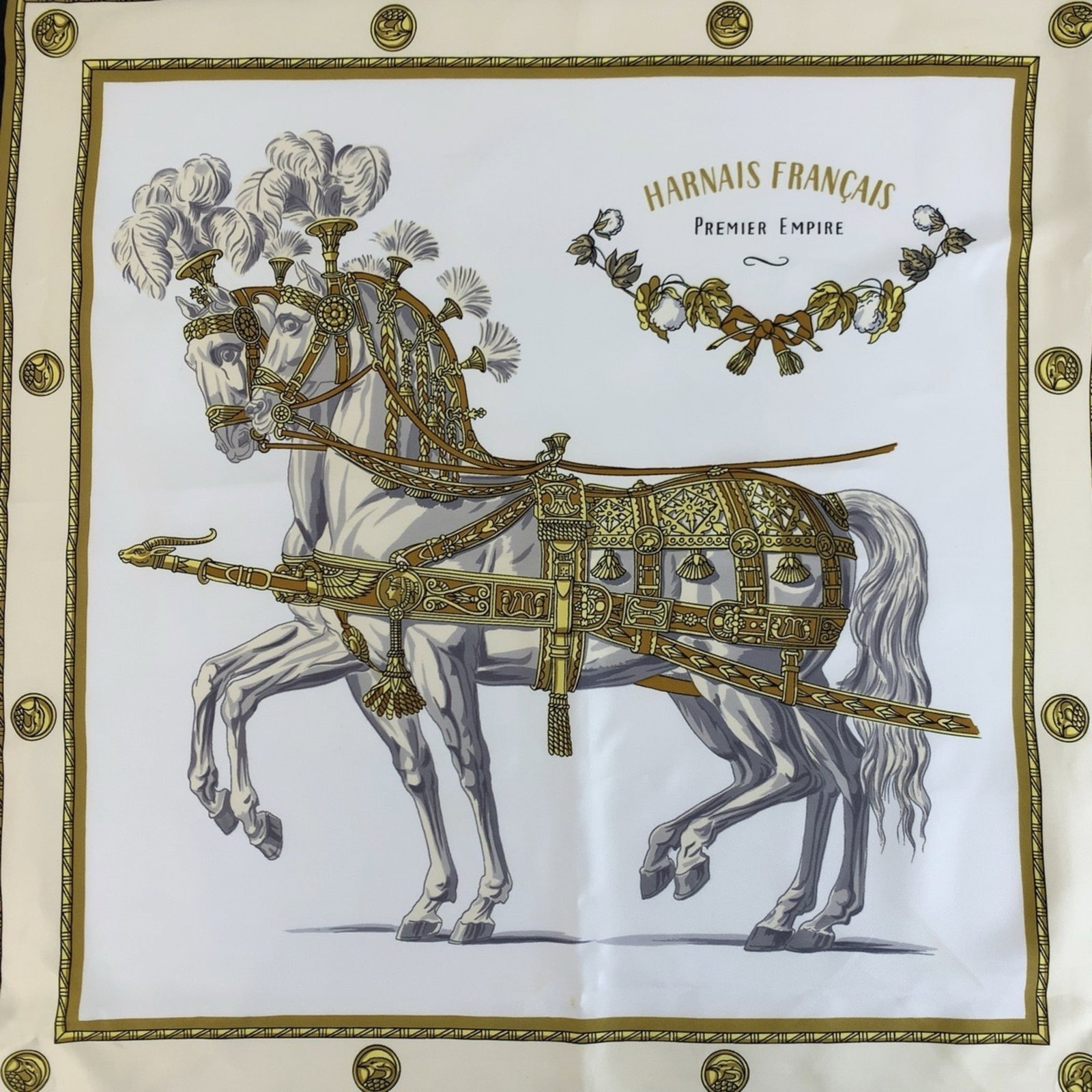 Silk Hermes Scarf - 4