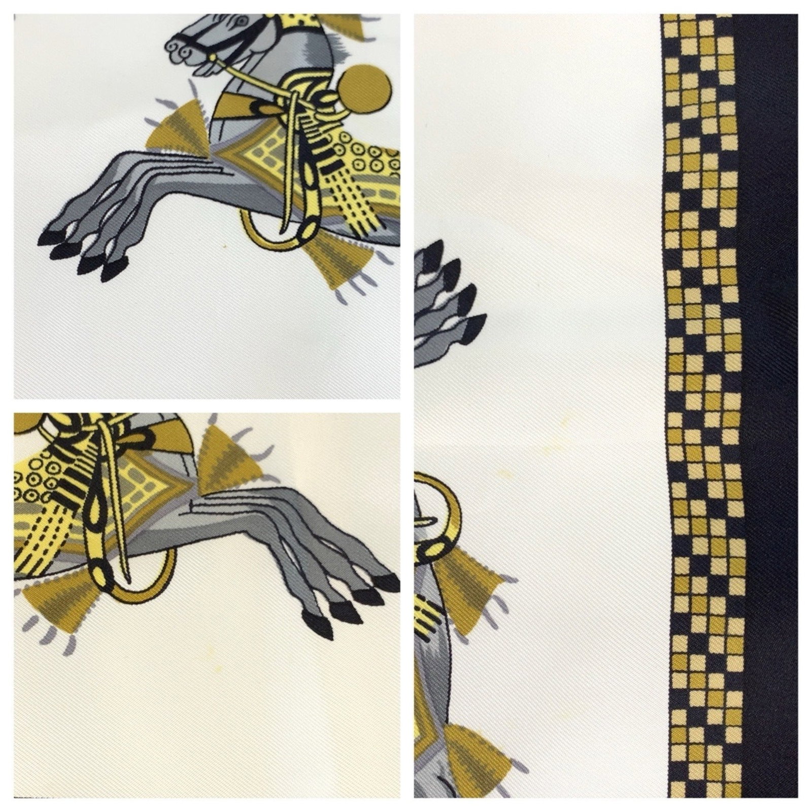 Silk Hermes Scarf - 7