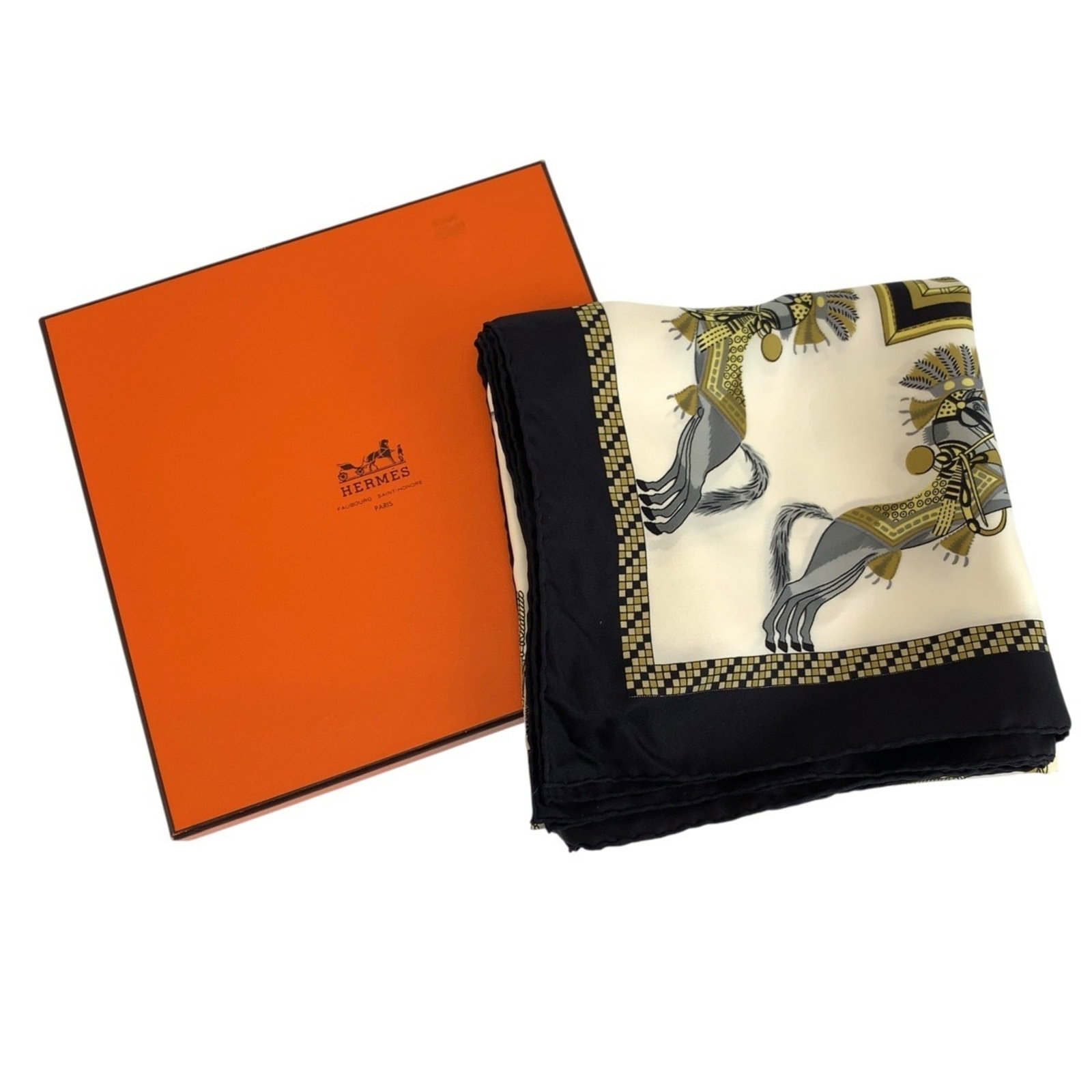 Silk Hermes Scarf - 9