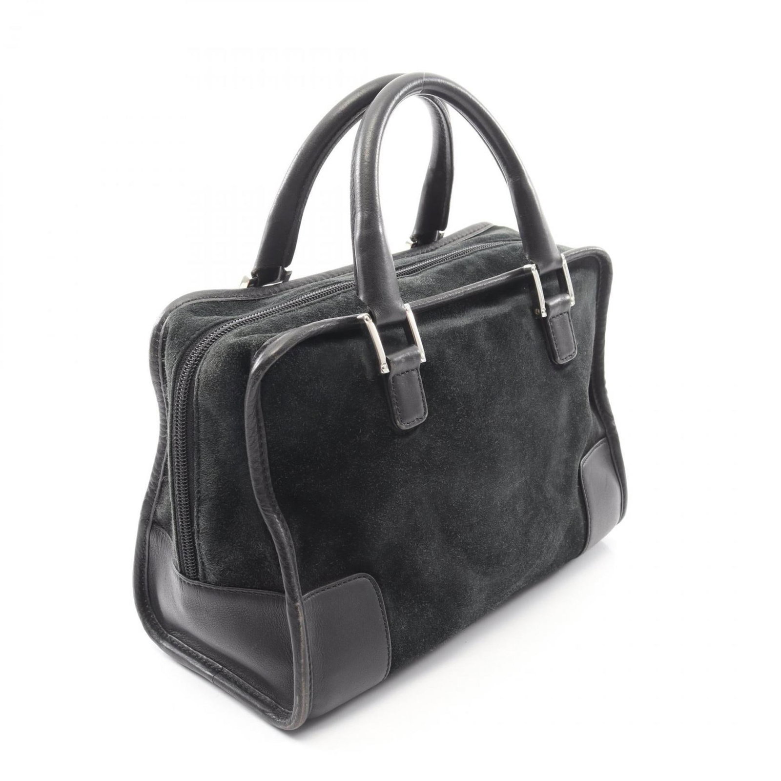 Suede leather handbag - 2