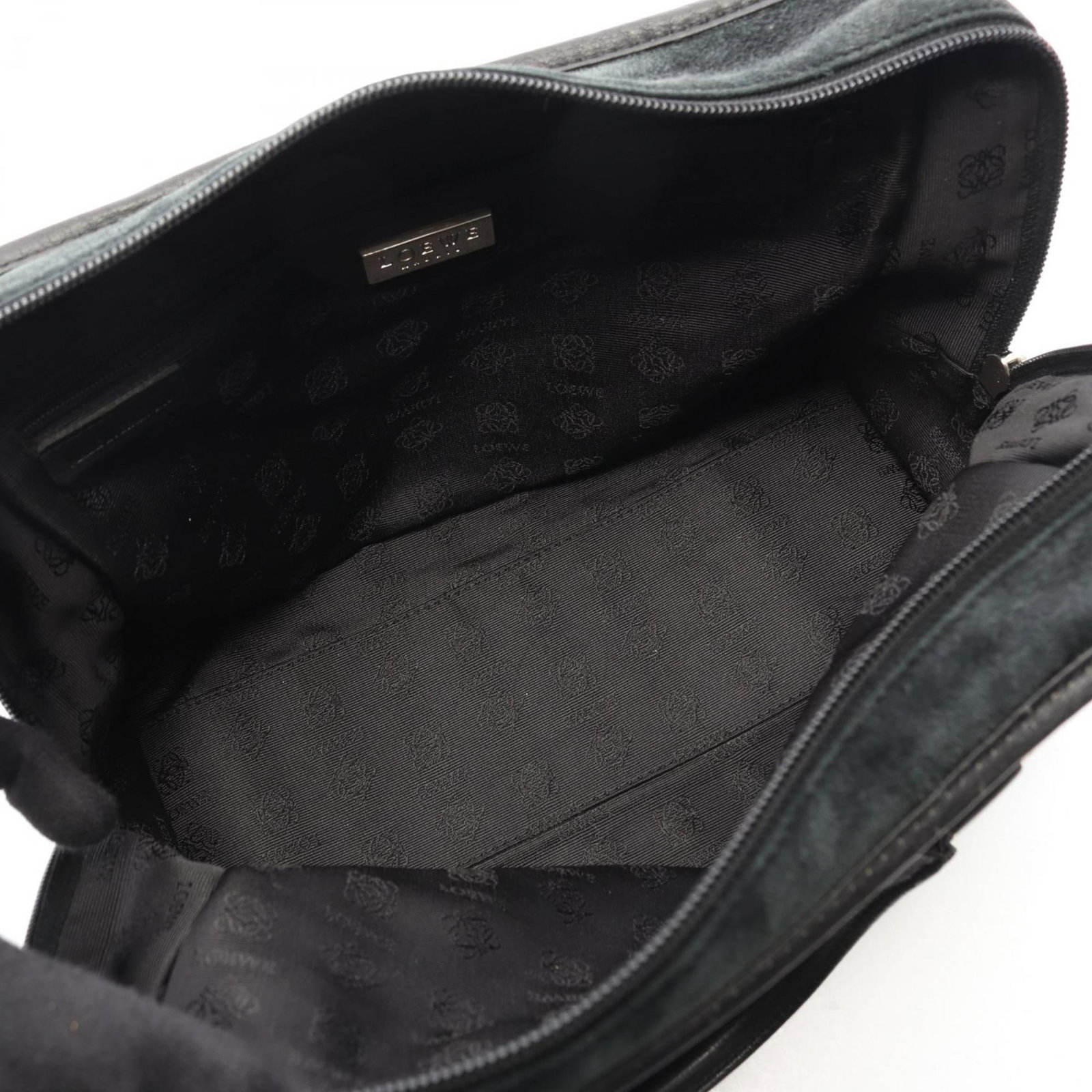 Suede leather handbag - 3