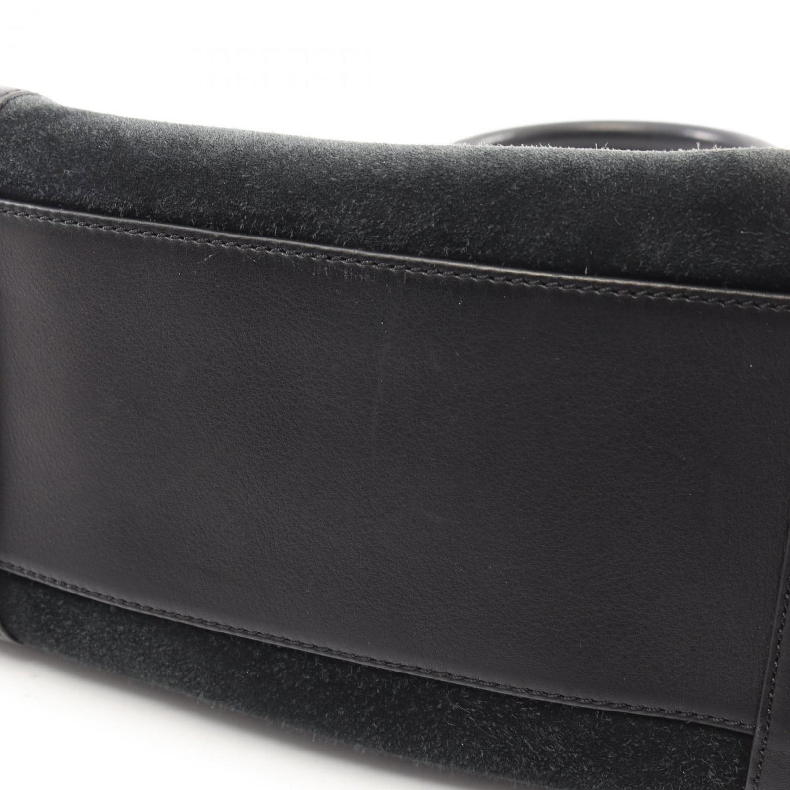 Suede leather handbag - 6