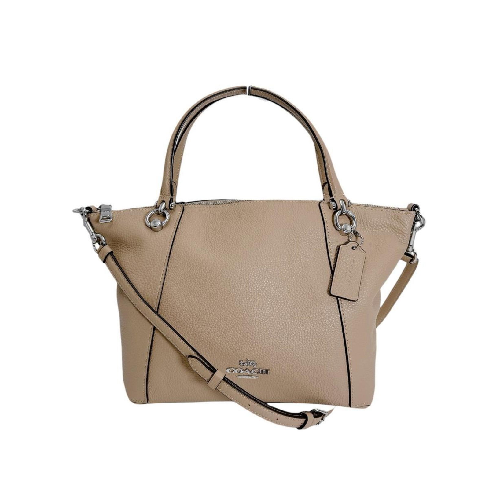Handbag Leather Coach - 2