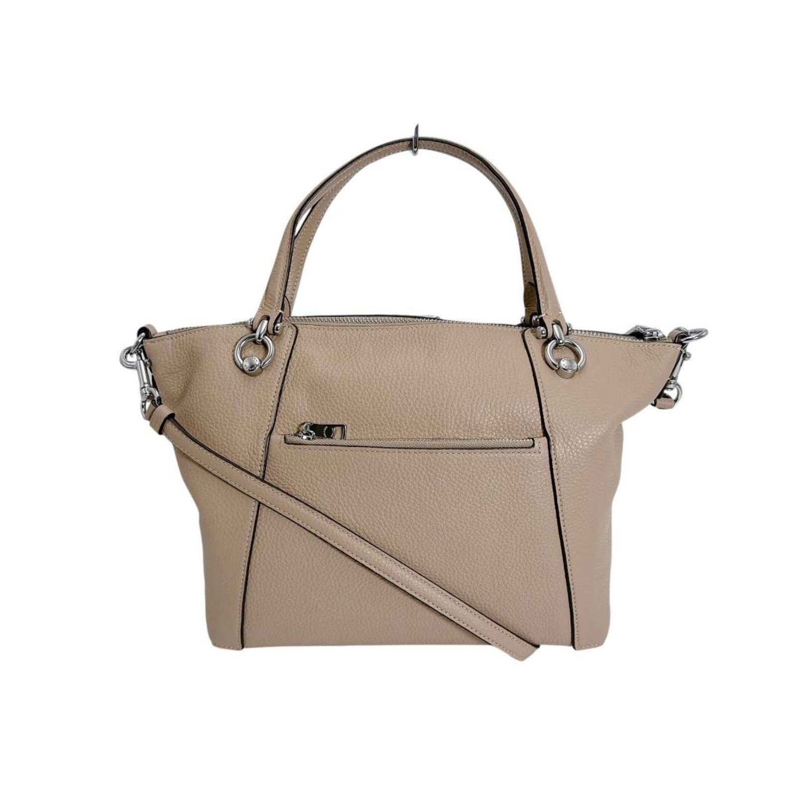 Handbag Leather Coach - 3