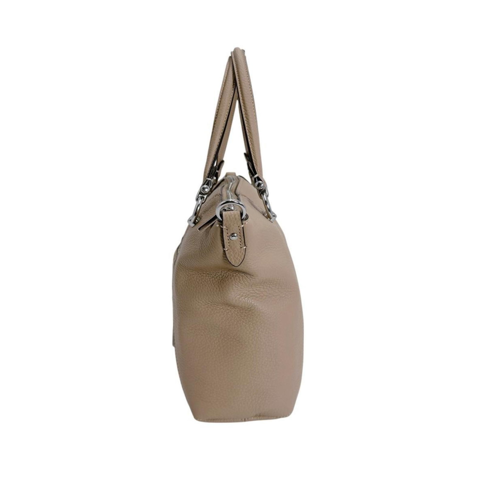 Handbag Leather Coach - 4