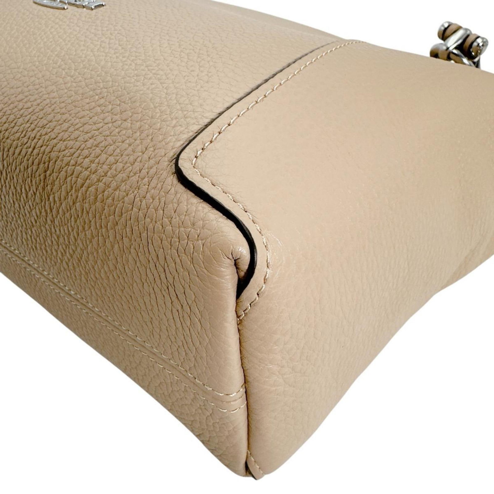 Handbag Leather Coach - 6