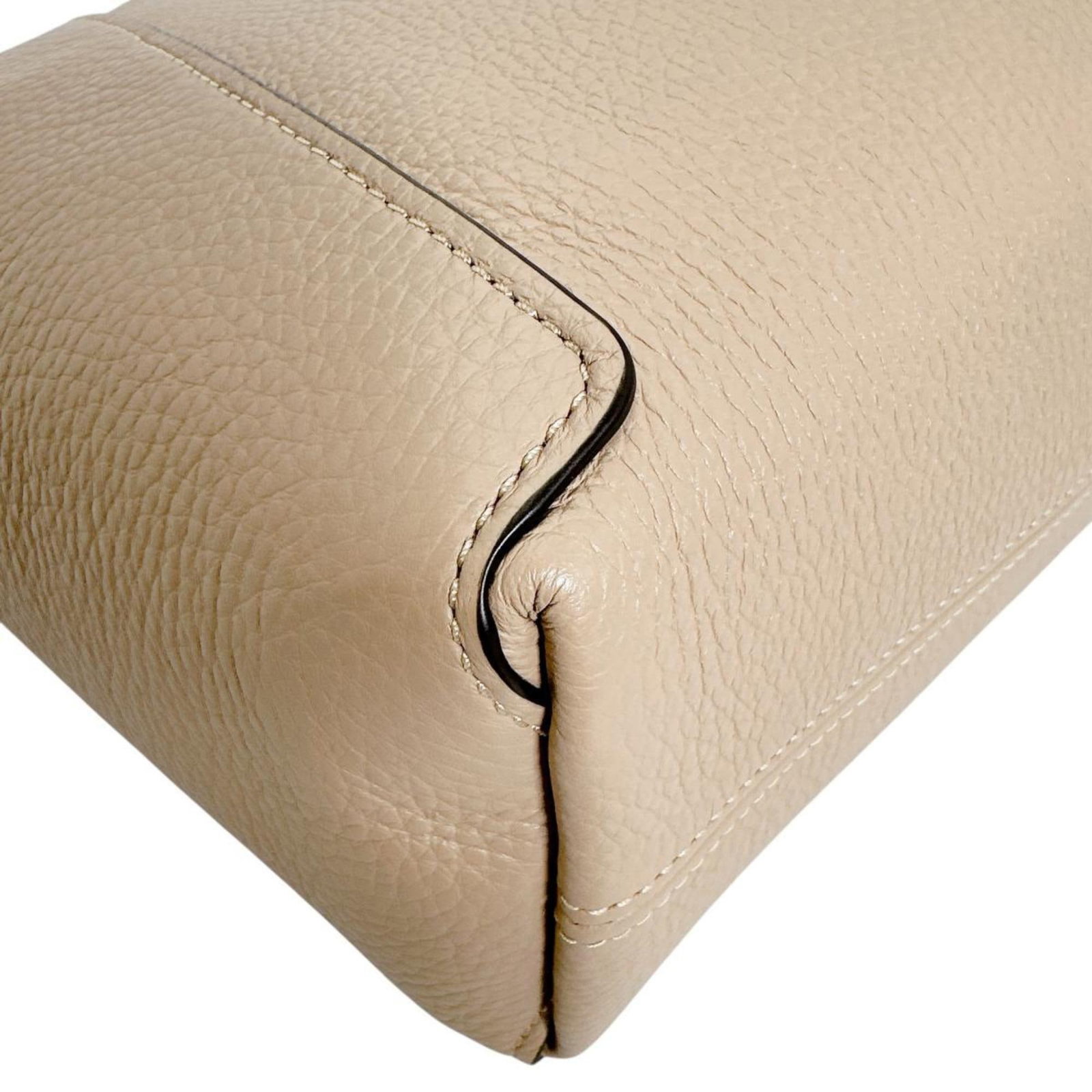 Handbag Leather Coach - 7