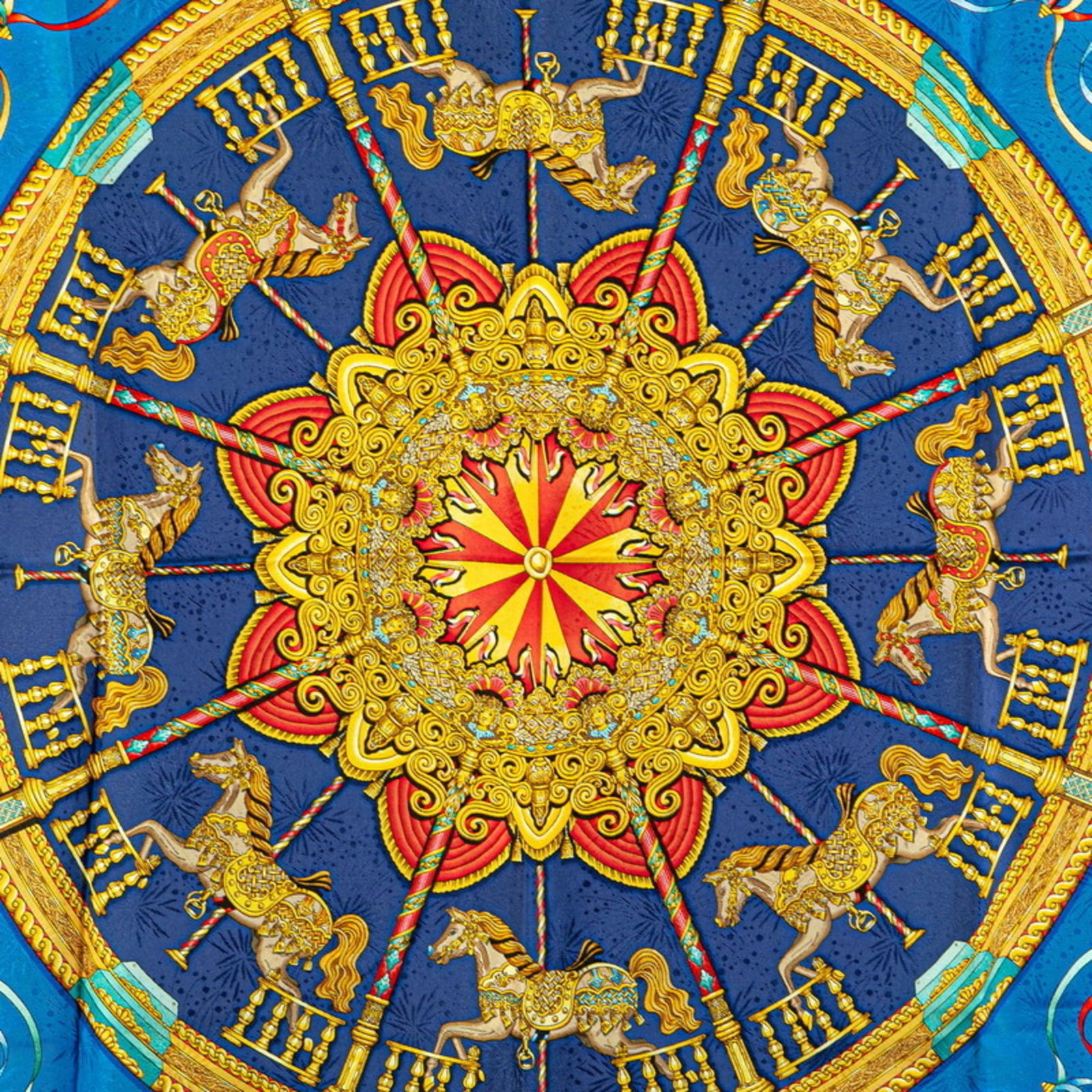 Silk Hermes Scarf - 2