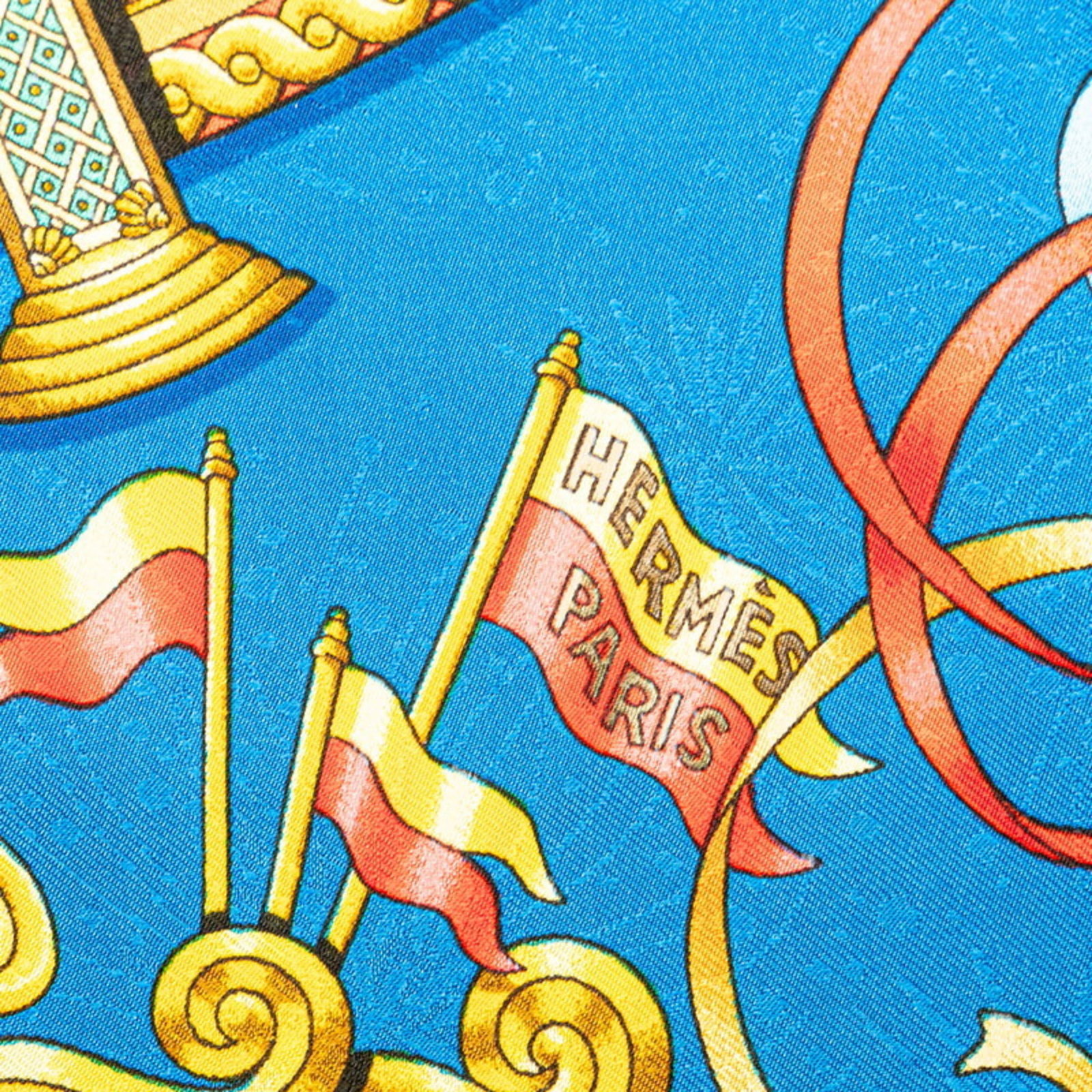 Silk Hermes Scarf - 4