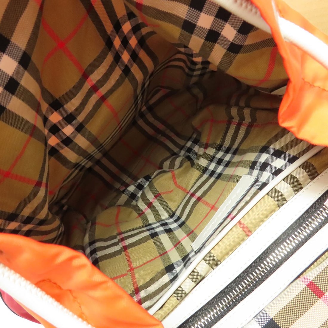 Check backpack nylon daypack Burberry Nova - 5