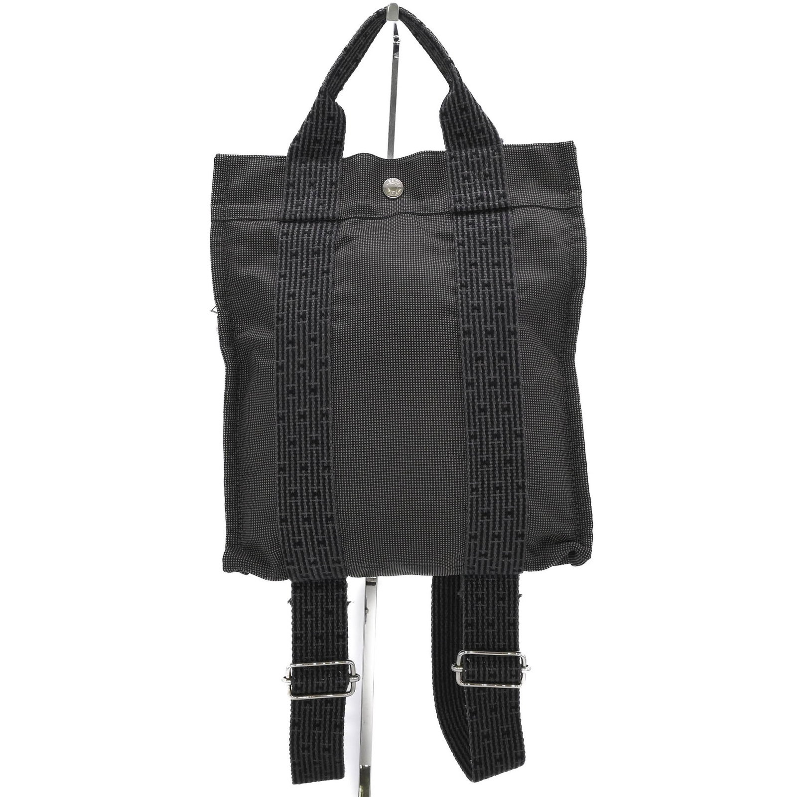 Hermes Canvas Nylon Backpack - 2