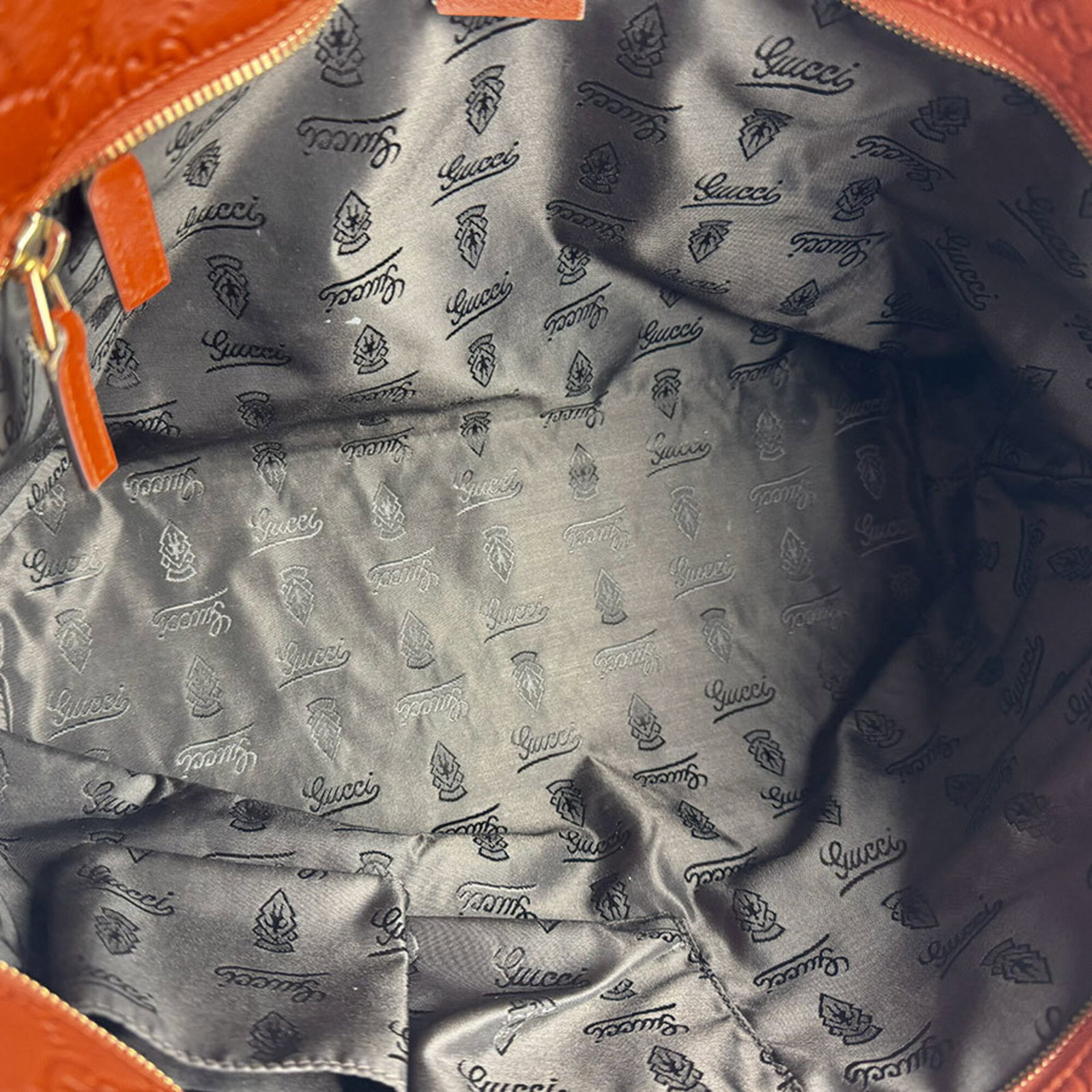 Handbag Leather Gucci - 5