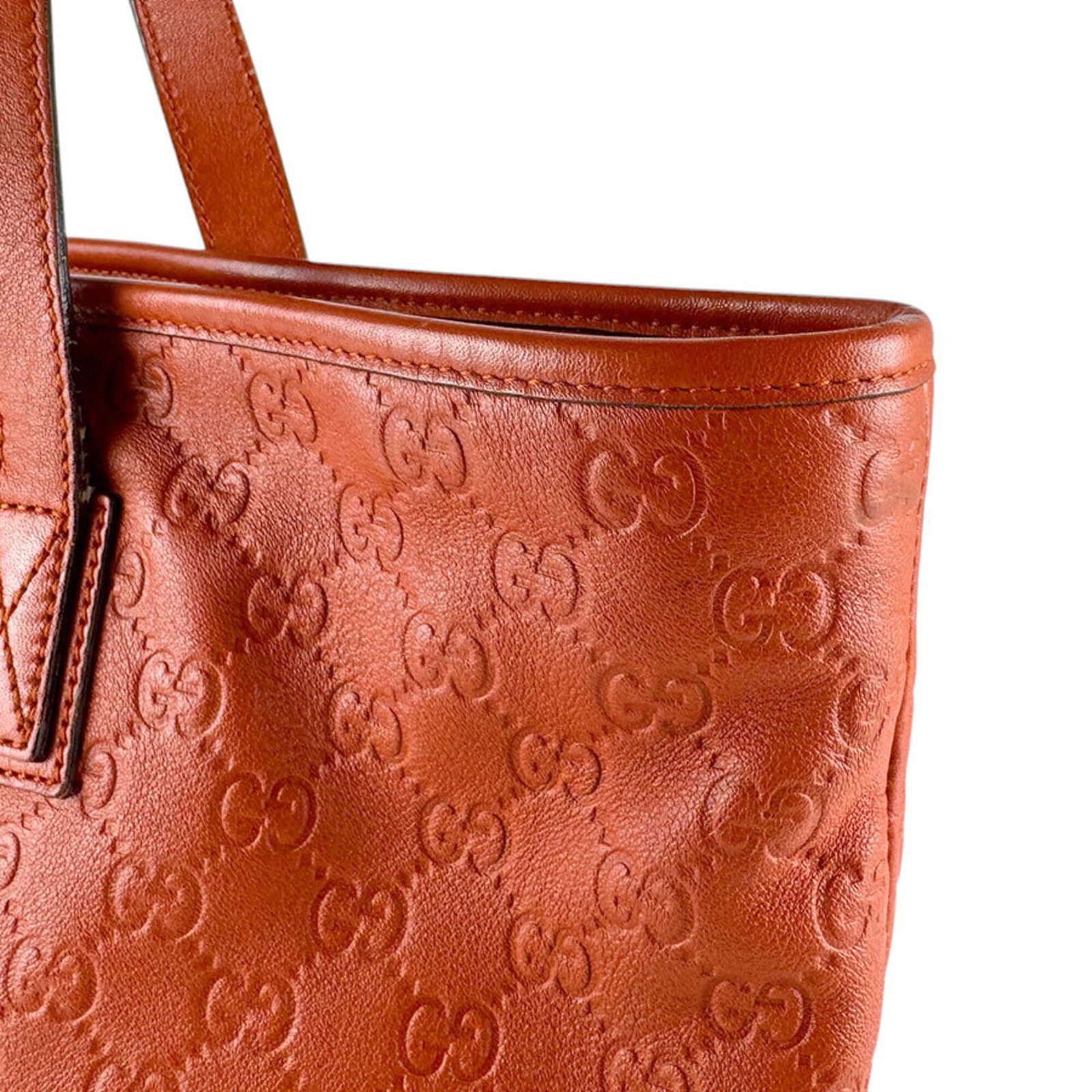 Handbag Leather Gucci - 7