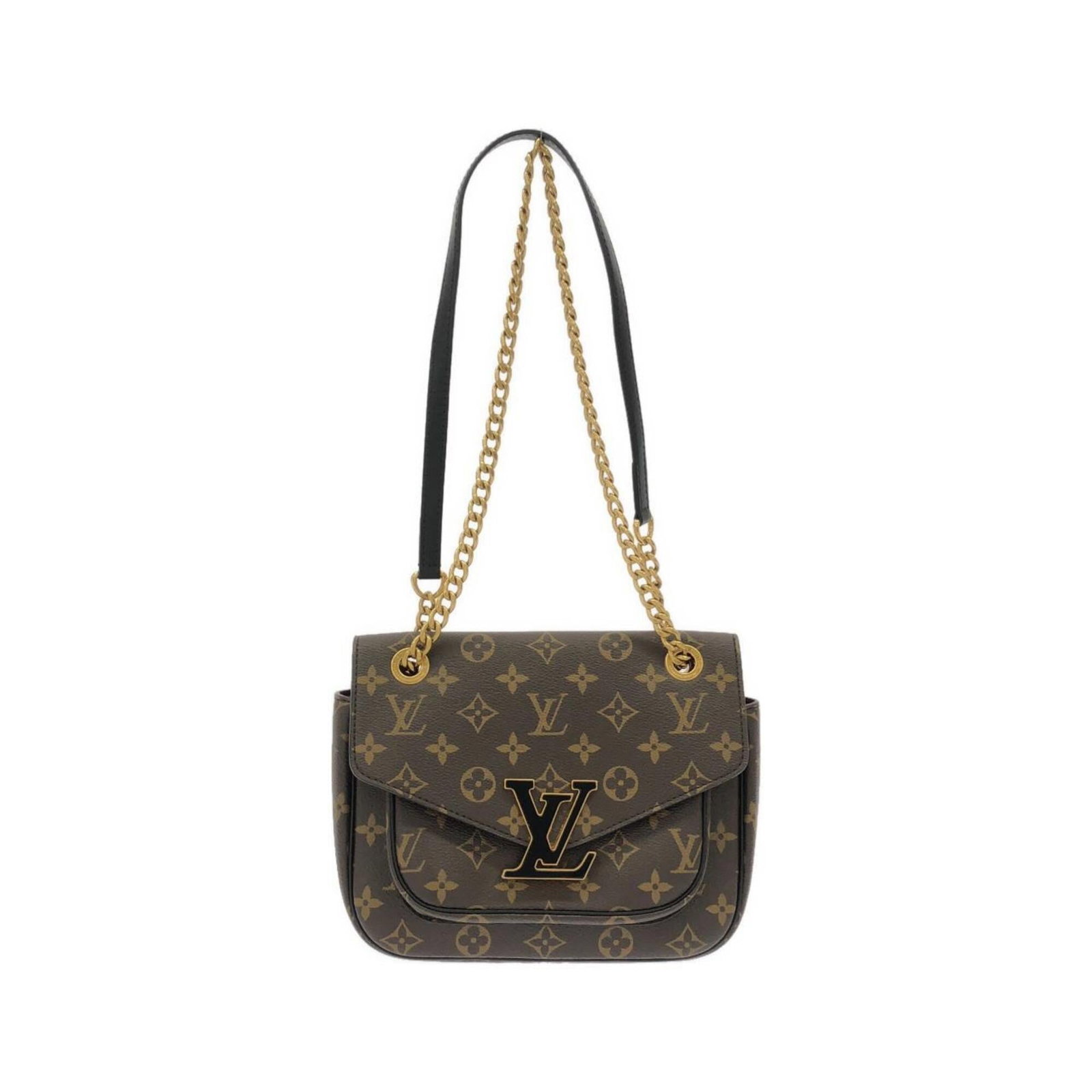Canvas Coated Bag Shoulder Vuitton Louis: Canvas Coated Bag Shoulder Vuitton Louis Brown Canvas Coated Bag with Shoulder Strap, 20cm x 25cm x 8cm. This used Louis Vuitton shoulder bag features coated canvas material and a brown color. With
