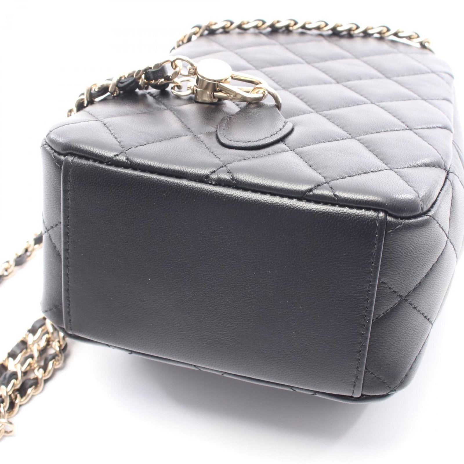Leather Chanel Handbag Backpack - 6