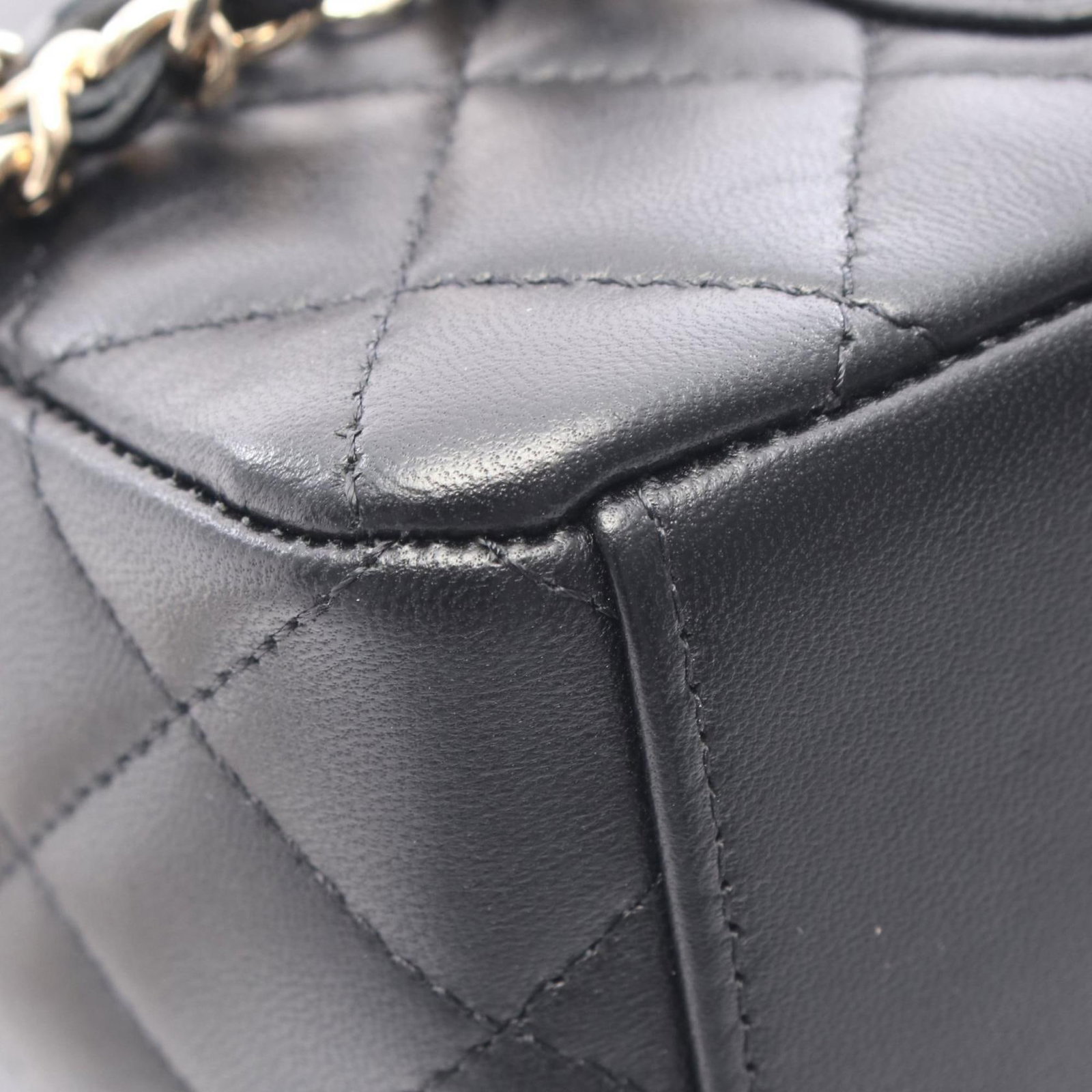 Leather Chanel Handbag Backpack - 7