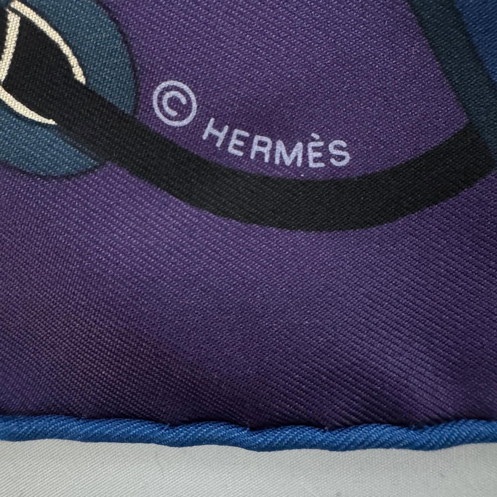 Silk Hermes Scarf - 3