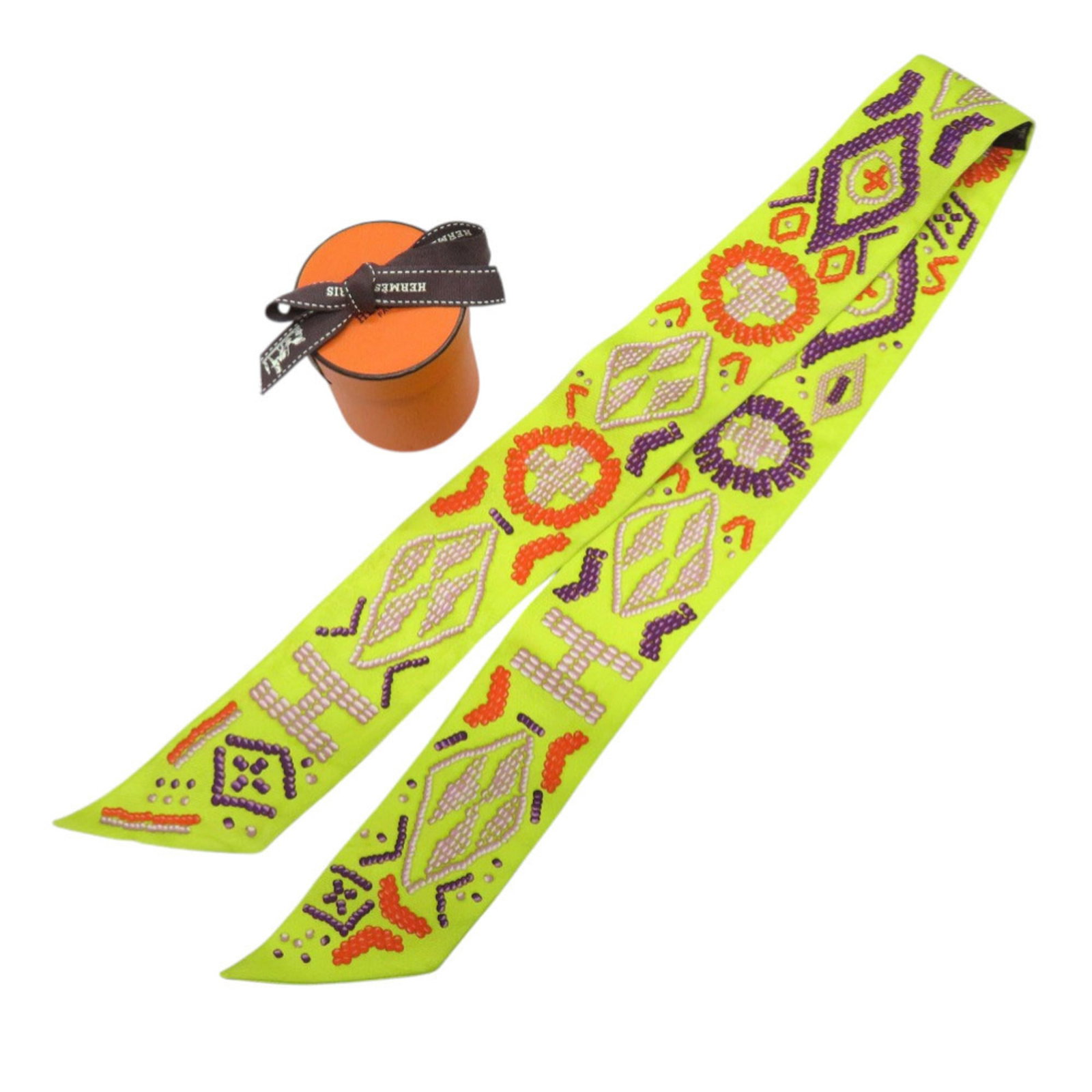 Silk Hermes Scarf - 2