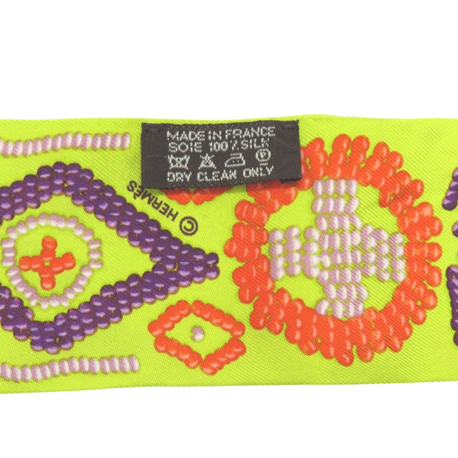 Silk Hermes Scarf - 4