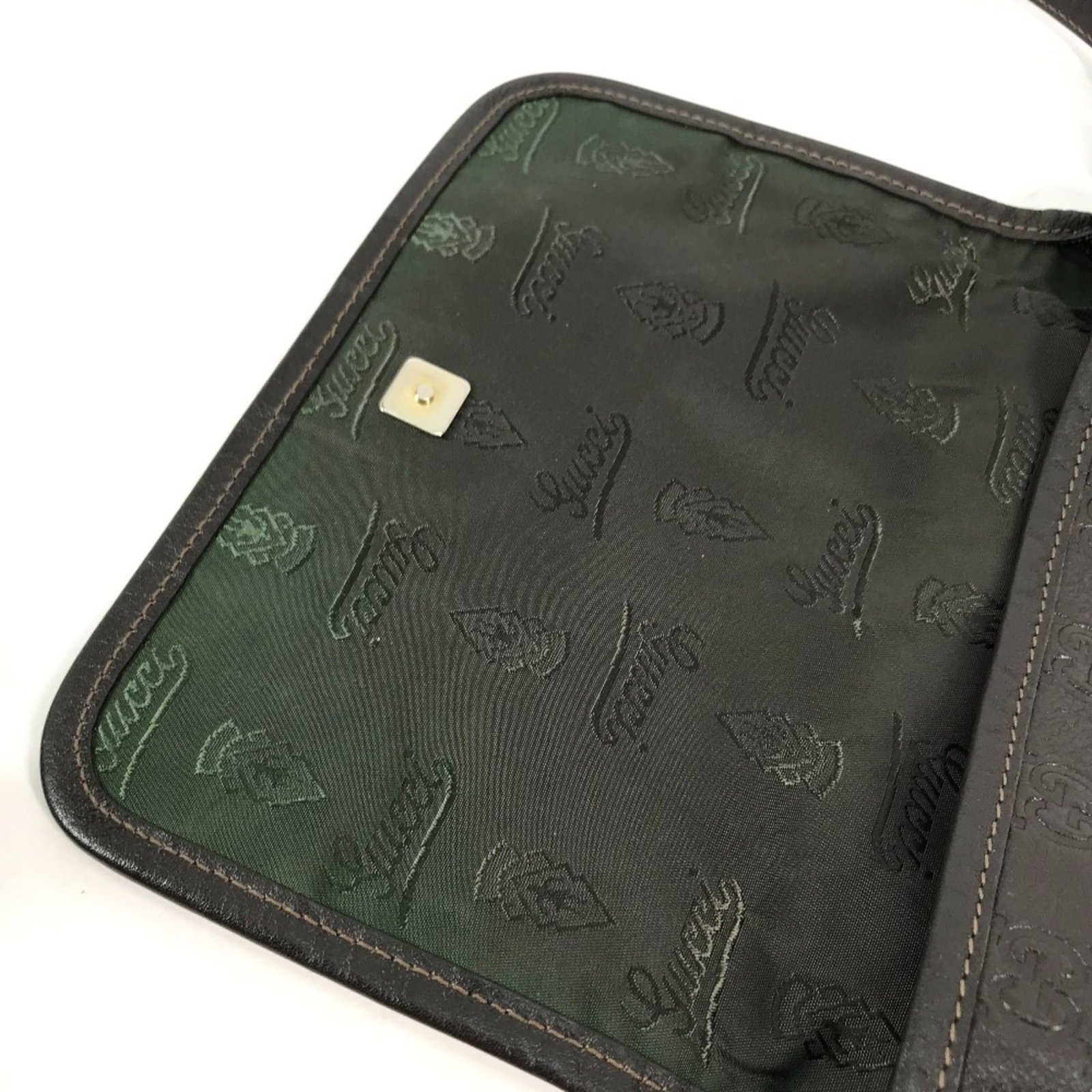Shoulder Bag Leather Gucci - 12
