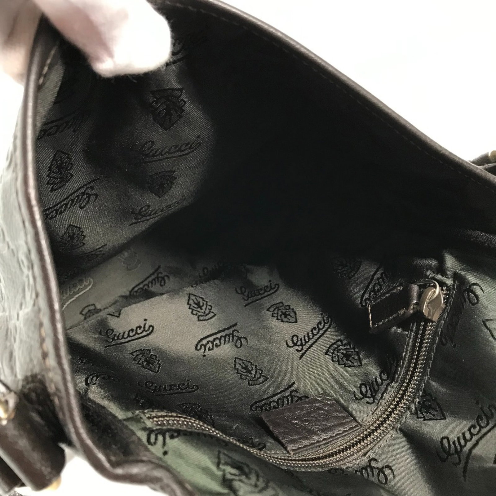 Shoulder Bag Leather Gucci - 13