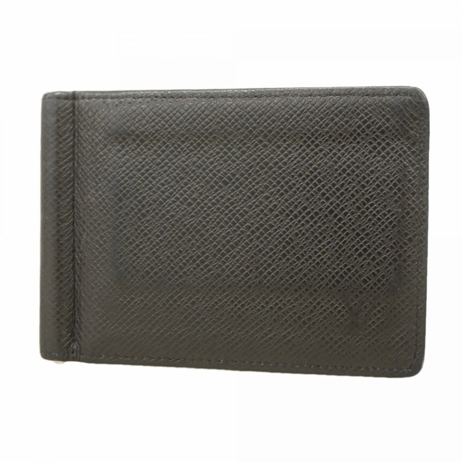 Louis Vuitton Money Clip: Louis Vuitton Money Clip Used Louis Vuitton Money Clip in Ardoise color, measuring 8.5cm x 12cm x 5.00mm. The item bears traces of usage and minor scratches/dirt, but remains generally in good conditi