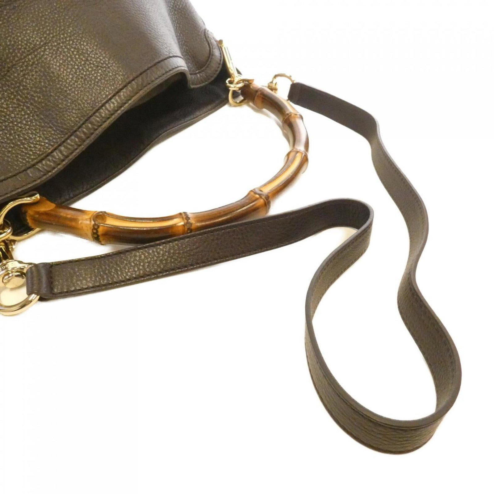 Shoulder Bag Leather Gucci - 4