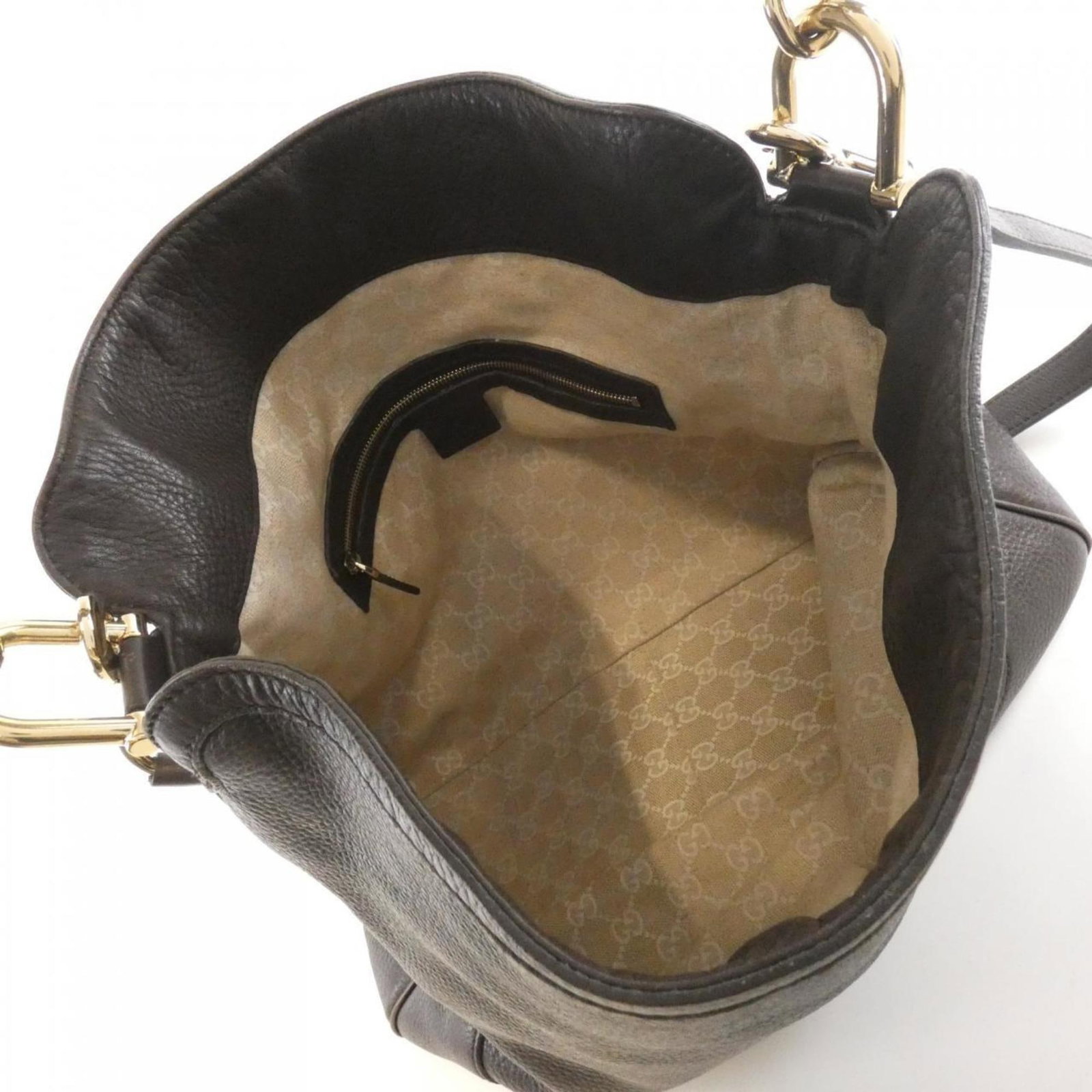 Shoulder Bag Leather Gucci - 6