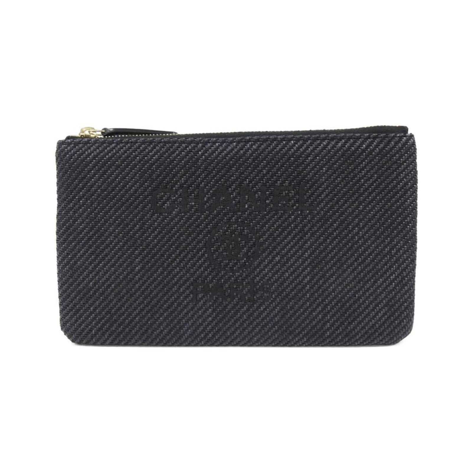Canvas nylon pouch by Chanel
