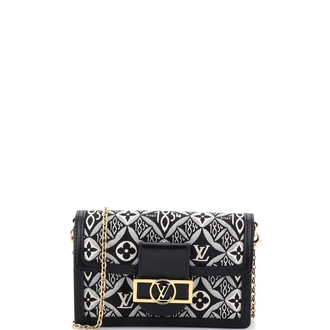 Louis Vuitton Dauphine Shoulder Bag Limited Edition Since 1854 Monogram Jacquard: Louis Vuitton Dauphine Shoulder Bag Limited Edition Since 1854 Monogram Jacquard The Louis Vuitton Dauphine Shoulder Bag Limited Edition Since 1854 Monogram Jacquard Mini features the iconic monogram 