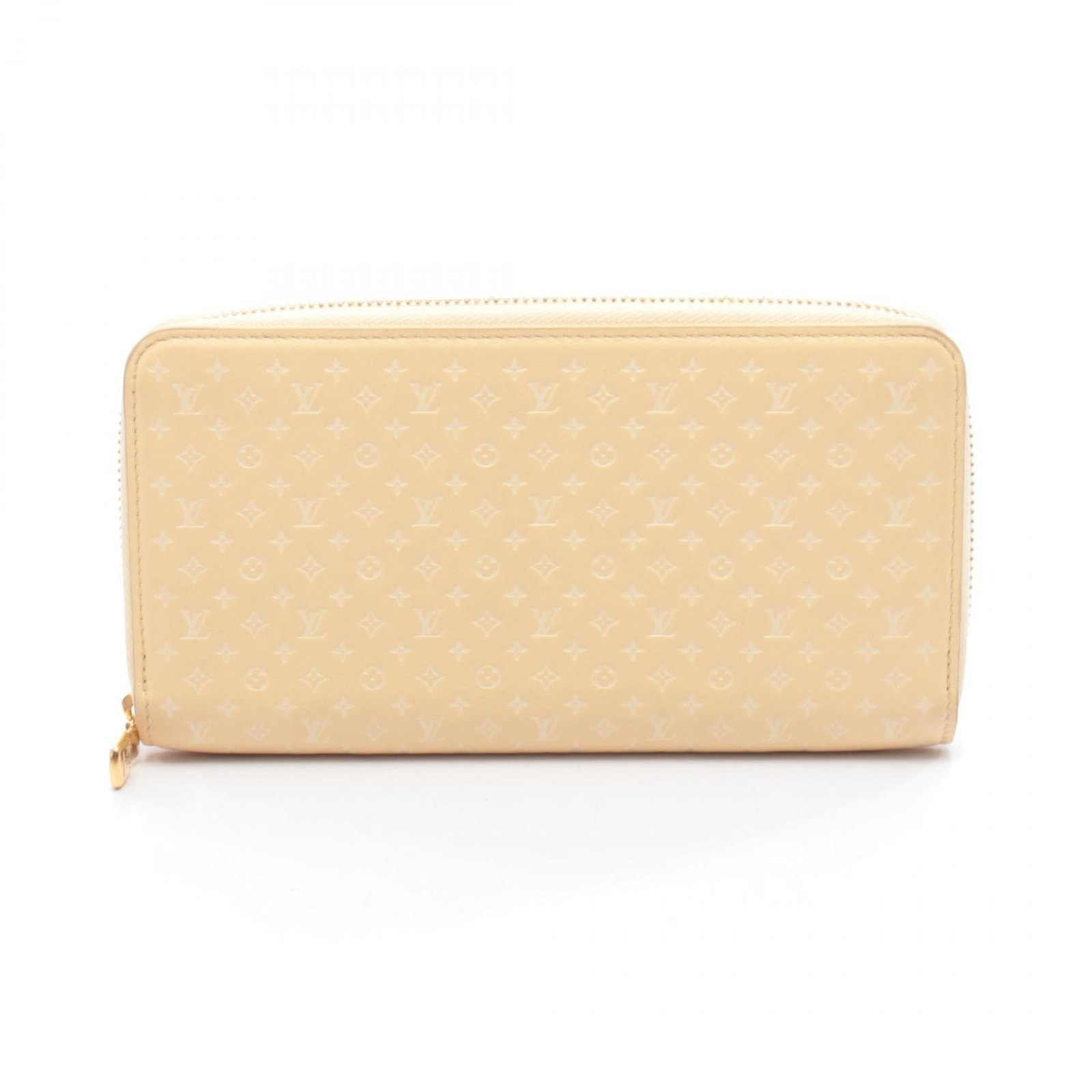 Long Wallet Leather Bi Fold Louis Vuitton: Long Wallet Leather Bi Fold Louis Vuitton Used Louis Vuitton Long Wallet in Ivory and Jaune, featuring a bi-fold design with a classic leather finish. The wallet has some minor scratches and dirt but 