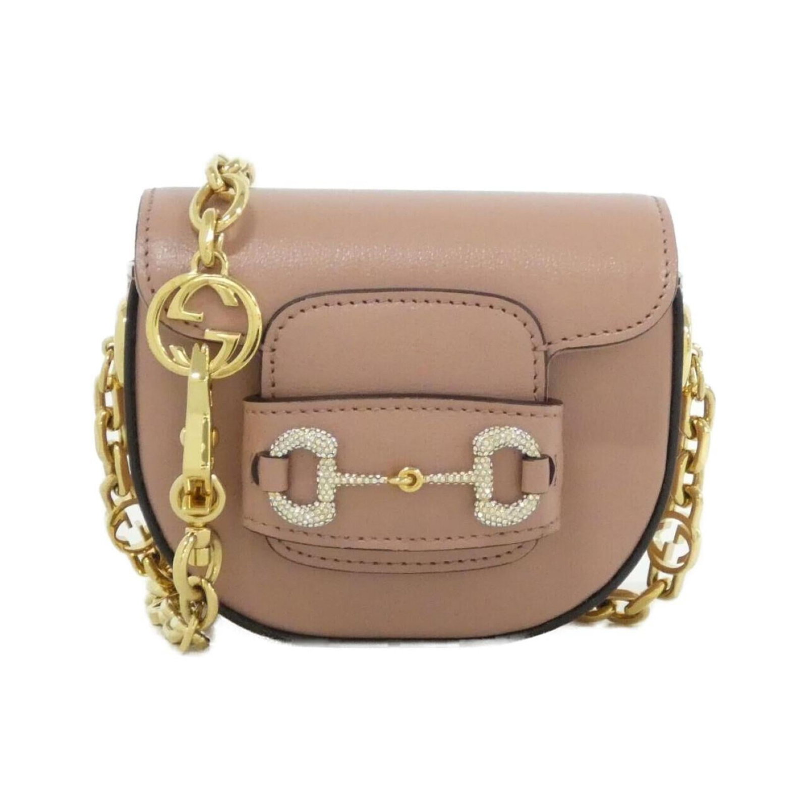 Shoulder Bag Leather Gucci: Shoulder Bag Leather Gucci Dusty pink leather Gucci shoulder bag with gold hardware, bearing a few traces of usage and minor scratches. This used condition bag remains in very good state despite some 