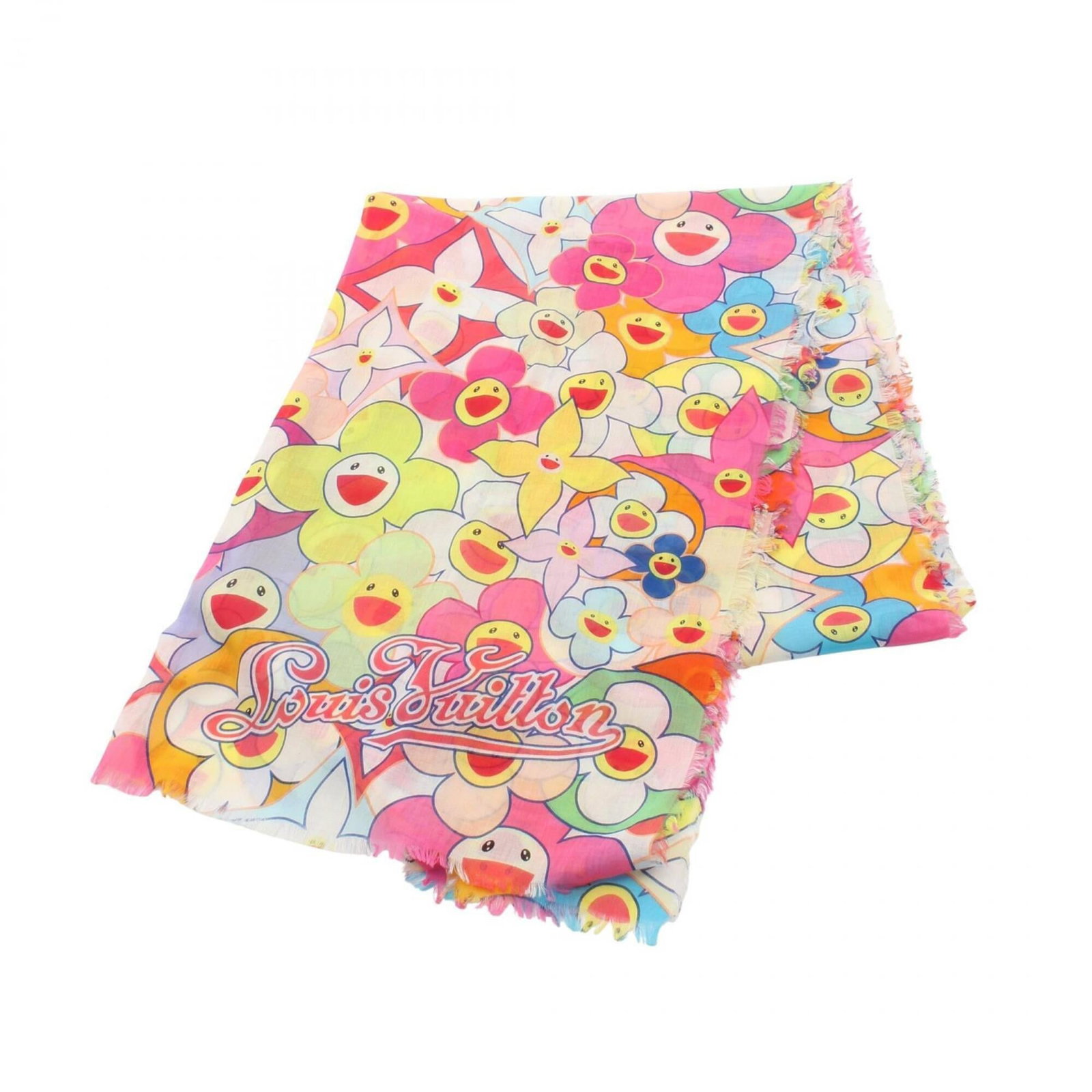Cotton Scarf Louis Vuitton: Cotton Scarf Louis Vuitton Cotton Scarf Louis Vuitton - A Multi-Color Design with a Rich History. This used cotton scarf features a unique multi-color design and measures 1.83m x 65cm, making it a sty