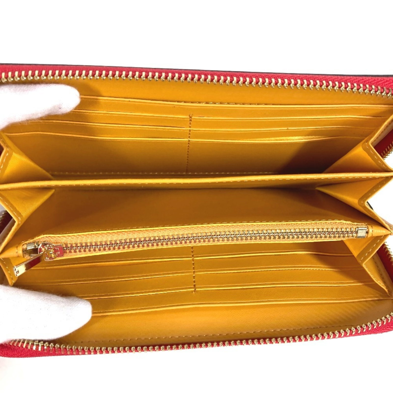 Long Wallet Leather Bi Fold Coach - 9
