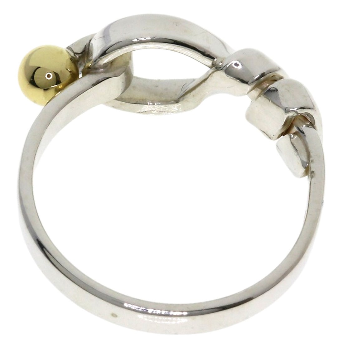 Silver 18k flat wire ring from Tiffany&Co. - 4