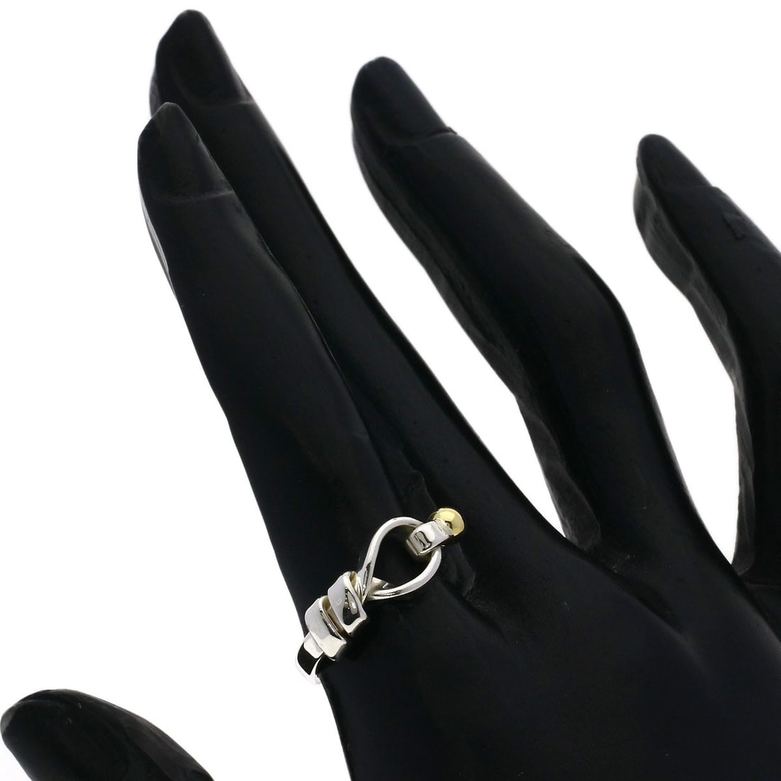 Silver 18k flat wire ring from Tiffany&Co. - 7