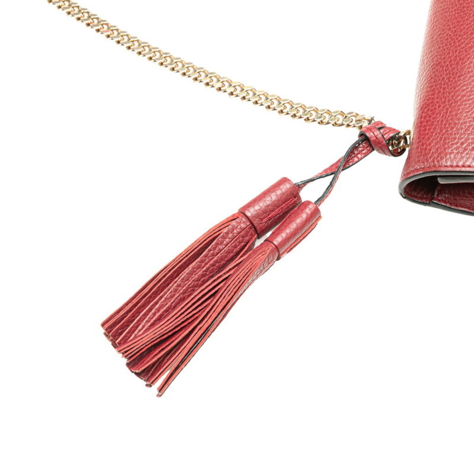 Shoulder Bag Leather Gucci - 12