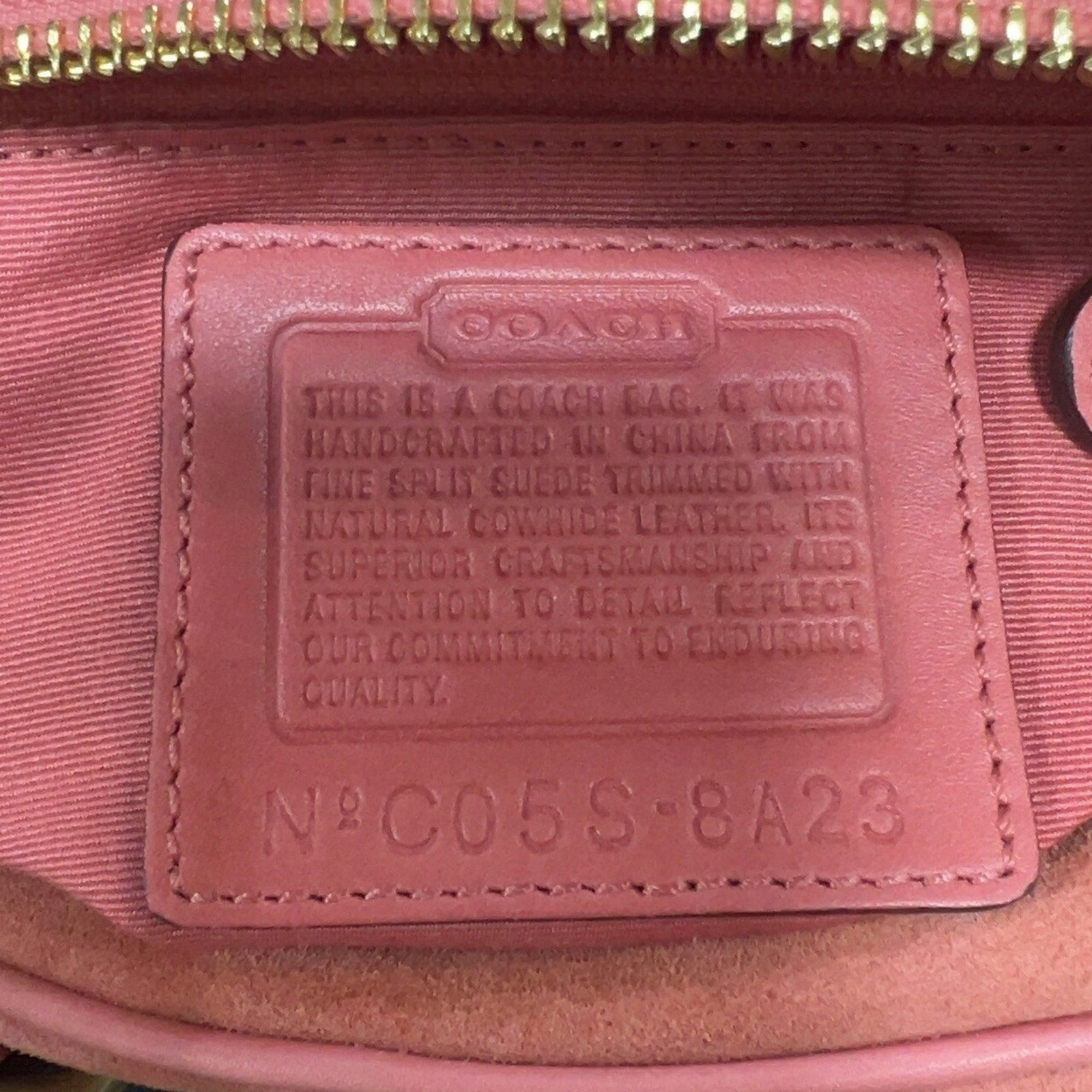 Suede Handbag by Coach - 10