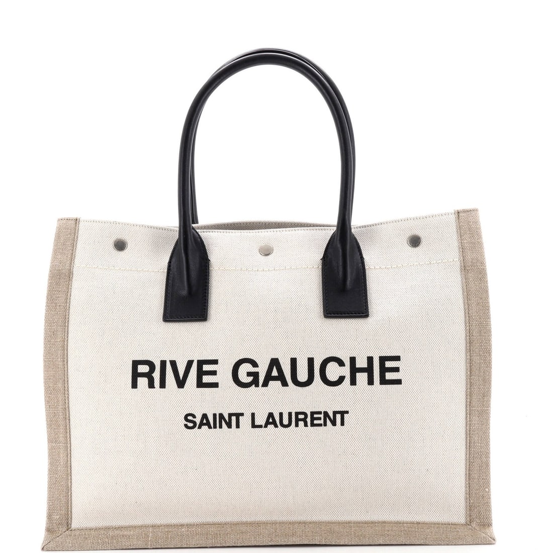 Rive Gauche Shopper Canvas Small Tote Saint Laurent (1 of 5)