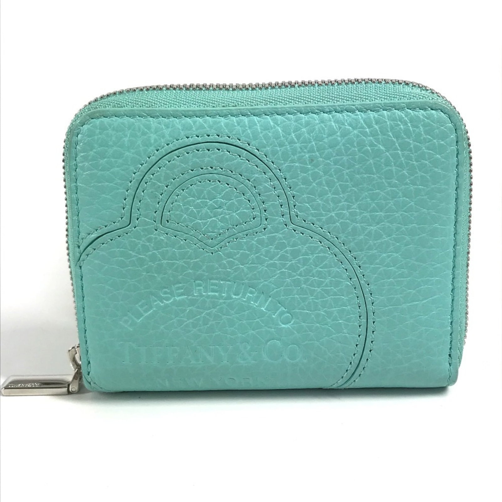 Tiffany Coin Purse/ Coin Case Leather